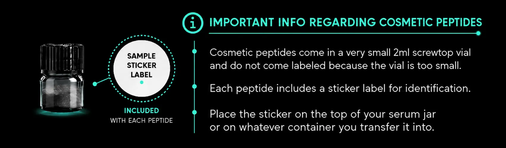 cosmetic peptide labeling directions